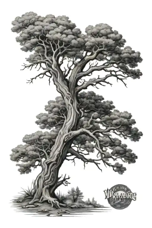 Western Sleeve Wyoming Tree