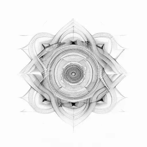 Single Line Fibonacci Spiral