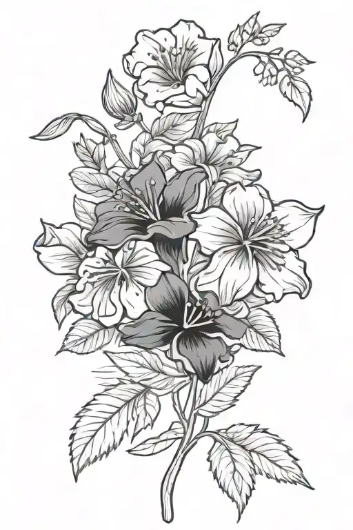 Birth Month Flower For August And Febuary