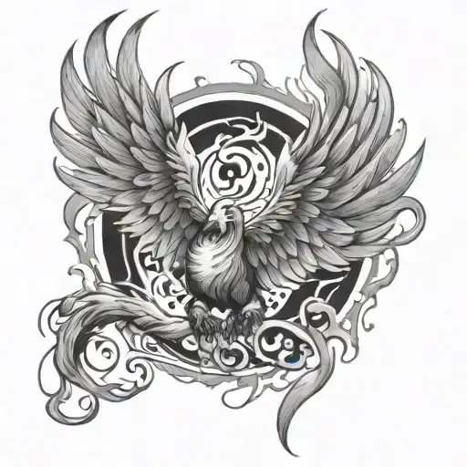 Fiery Phoenix Rising