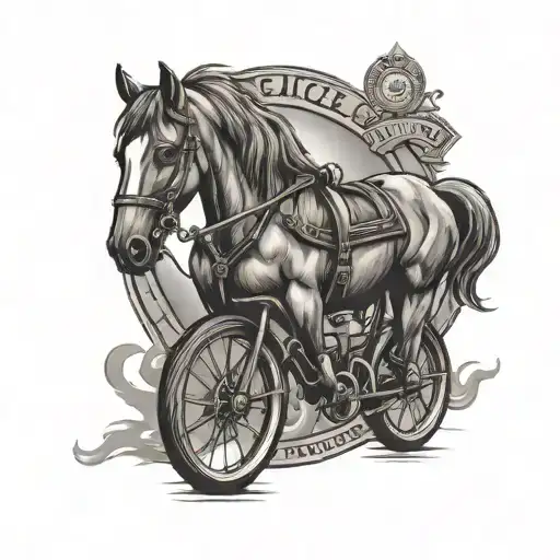Horse Bicycle Fire Department