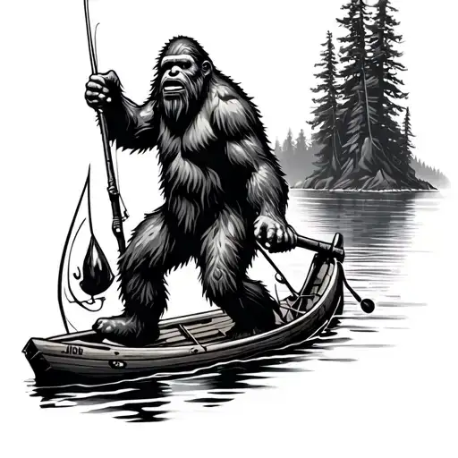 Sasquatch Fishing In Oregon