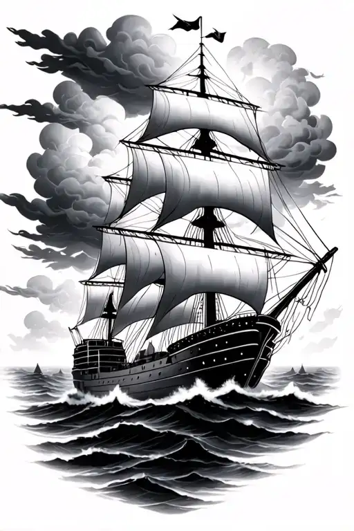 Storm Clouds Ship Cerebrus