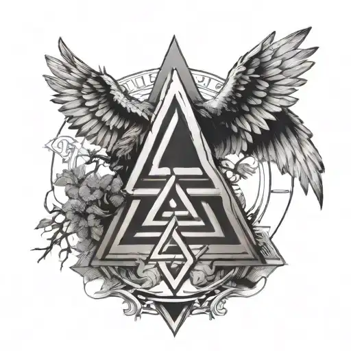 Valknut Archangel Yggdrasil