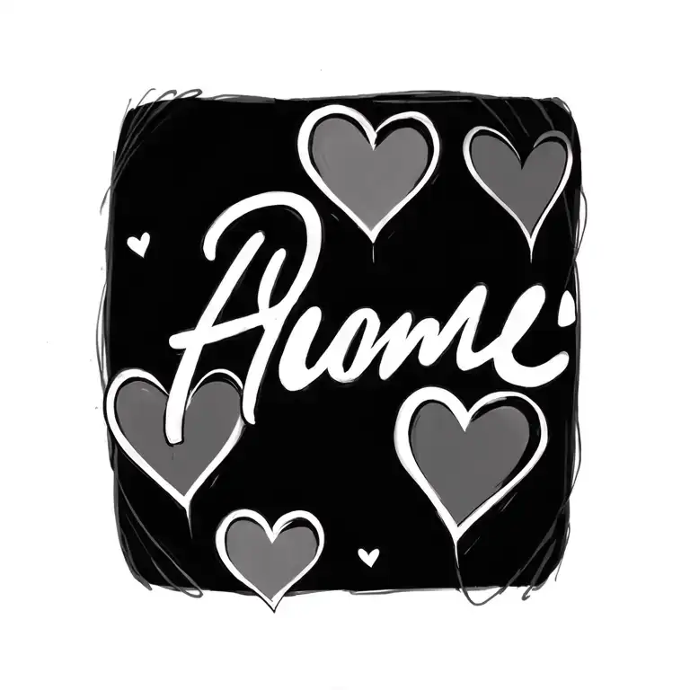 Name With Little Hearts