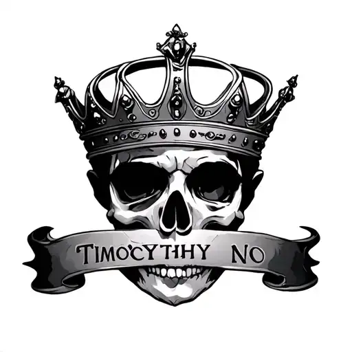 Timothy No Back Round With A Crown