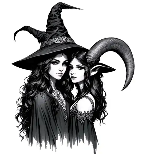2 Daughters Aries Male Witch Father