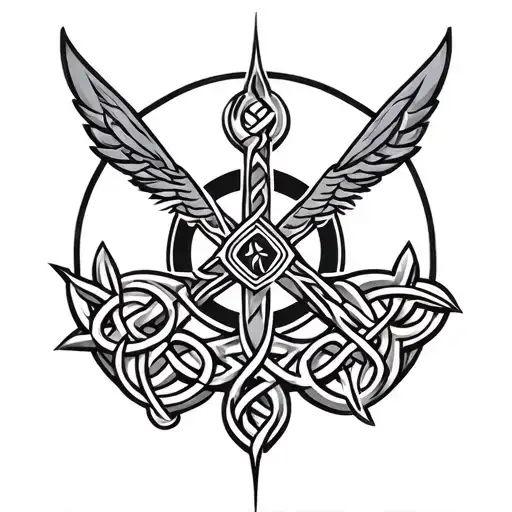 Celtic And Puerto Rican Symbols
