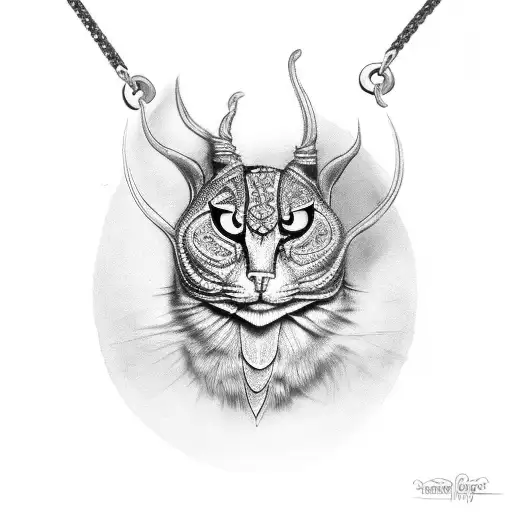 Two Hands Holding A Necklace With A Protective Eye Pendant