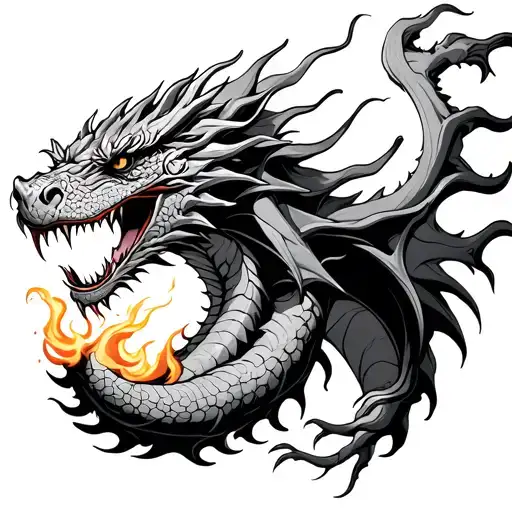 Dragon Breathing Fire