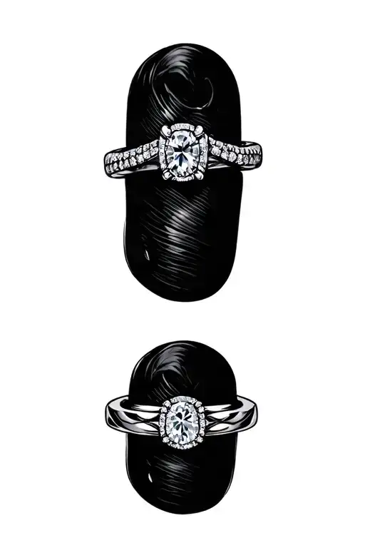Ring Finger Tattoo Wedding Rings