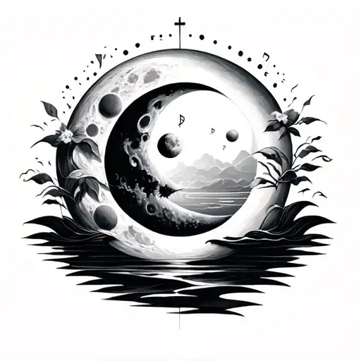 Mind And Body Balance Moon And Water Music Energy