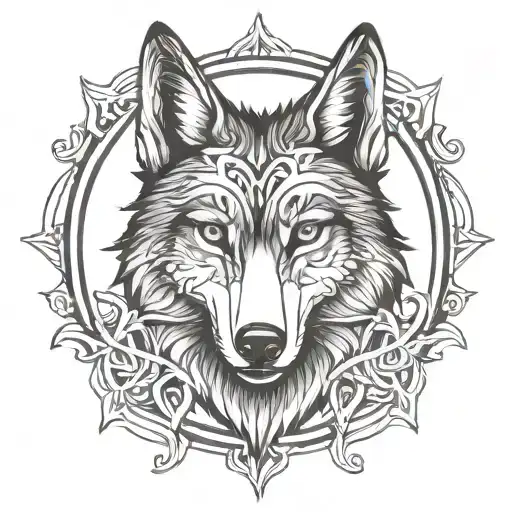 Wolf Karma Symbol