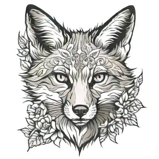 Fox Print Cat Print Surrounded