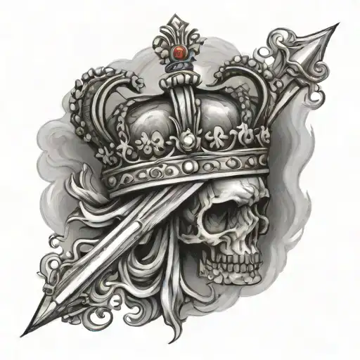 Two Crown Whit A Sword