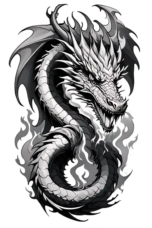 Dragon Breathing Fire