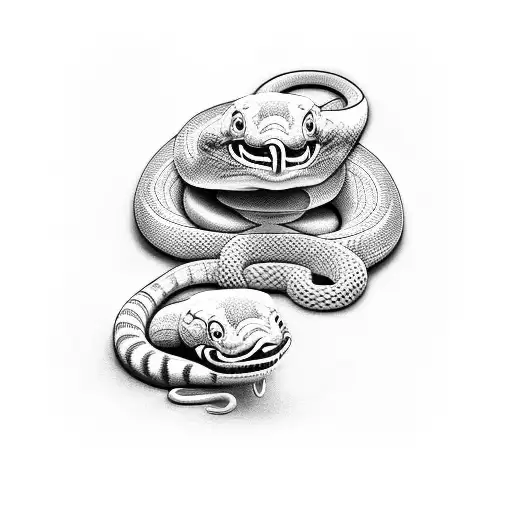 Boa Snake Strangling Hamster