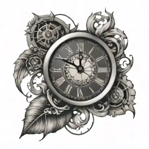 Clock With Dopamine Structure Intertwined