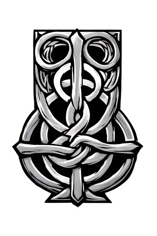 Celtic Knot With Cross