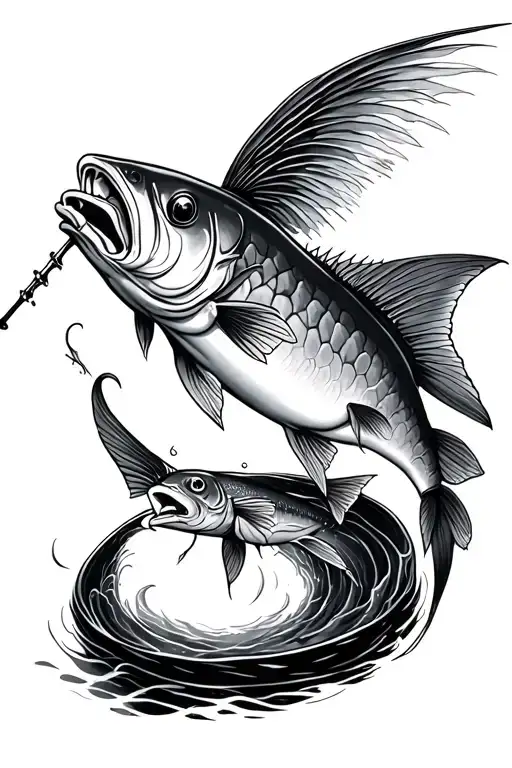 Fantasy Fishing Scene