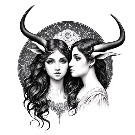 Aquarius Mom Taurus Daughter Symbolic Representation