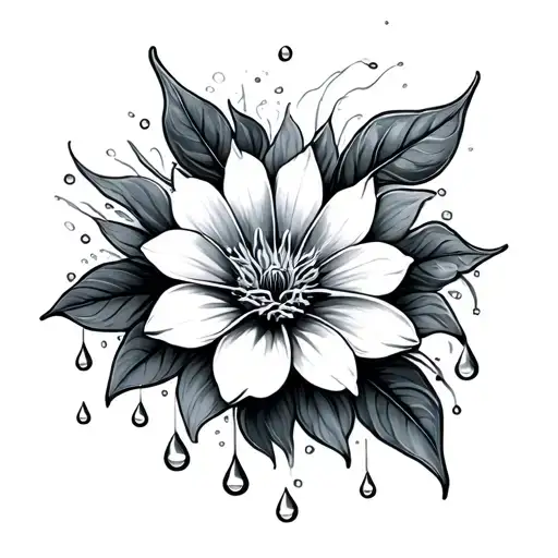 Summer And Water Drops