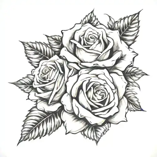 Roses Wrapped Baby Girl