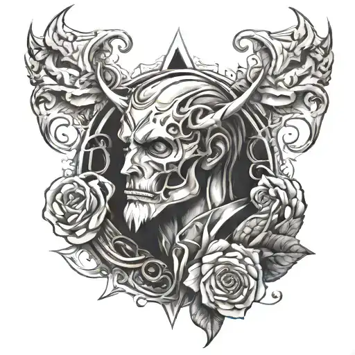 Tattoo For Men On The Forearm With A Dark Theme