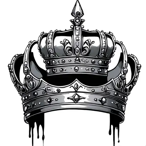 Kings Crown With Jewlery Spiling