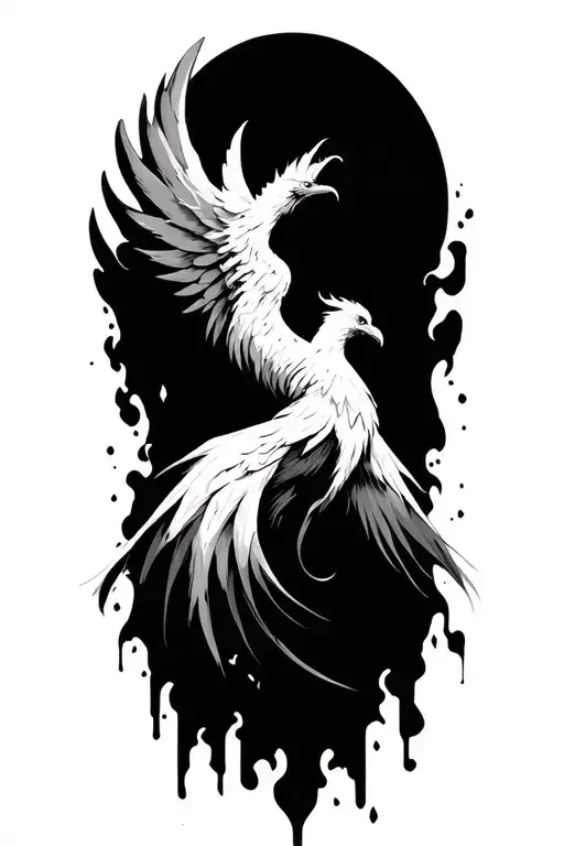 Phoenix Rising From Ashes