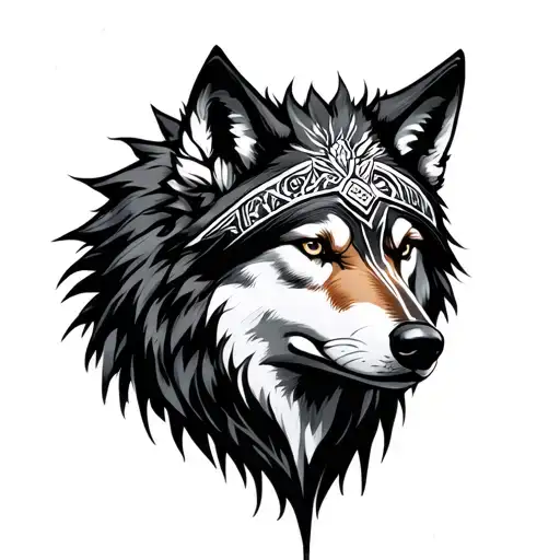 The Wolf Is Mystical Shamanic