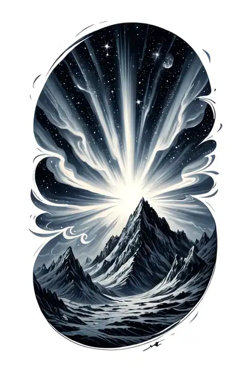 Space Stars Northern Lights