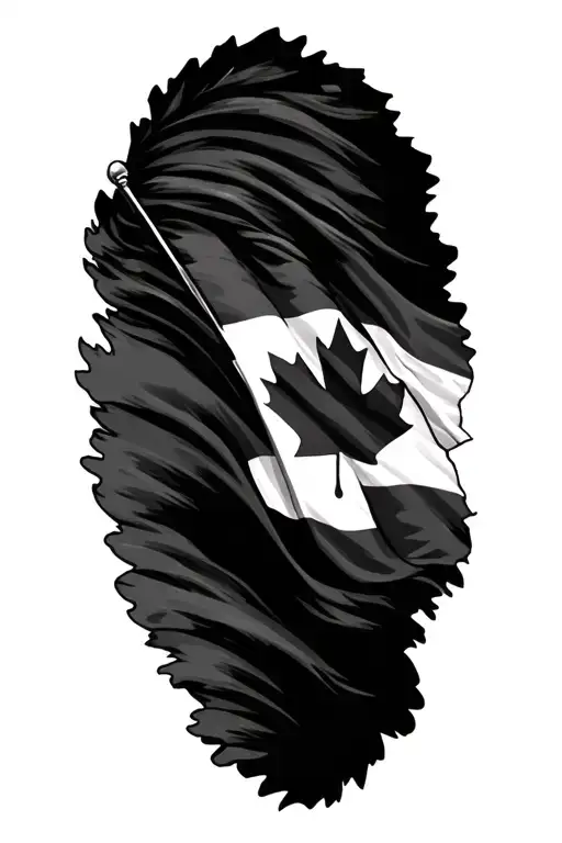 Canadian Flag Waving