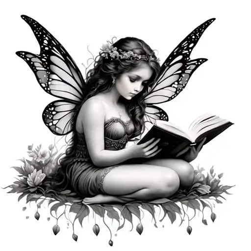 Realistic Fairy Reading Book