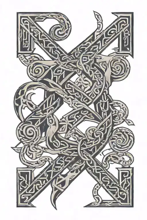 Nordic Runes Symbolizing