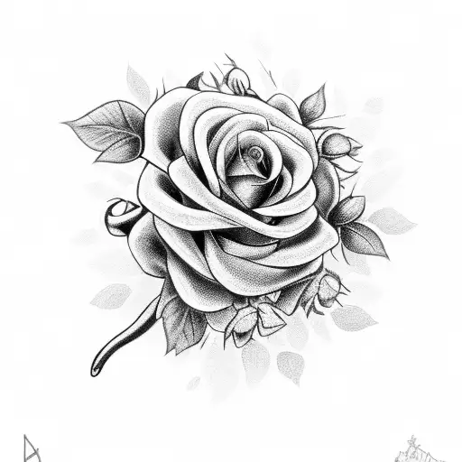 A Snake Wrapped Around A Bouquet Of Flowers