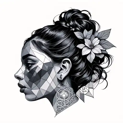 Geometric Gemini Sister