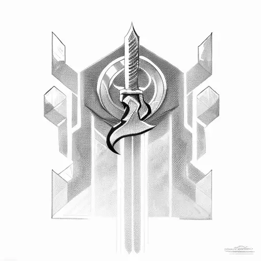 Design A Detailed Portrait Of Thor Wielding Stormbreaker