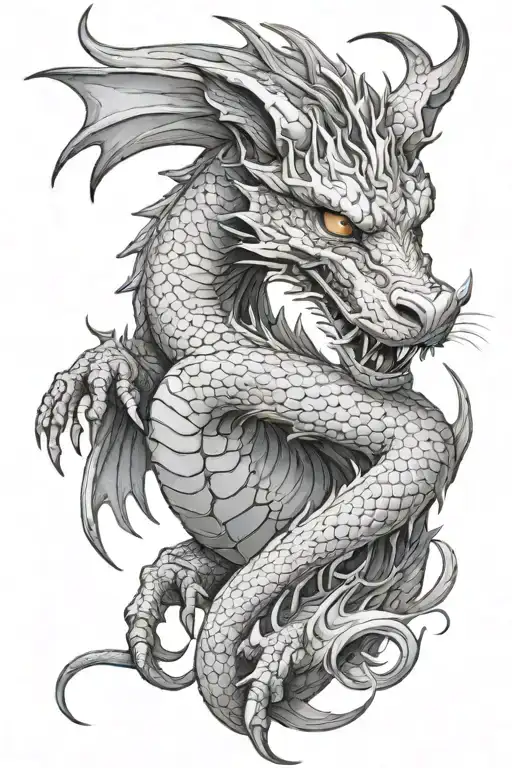 Dragon Feline Hybrid Creature Combining