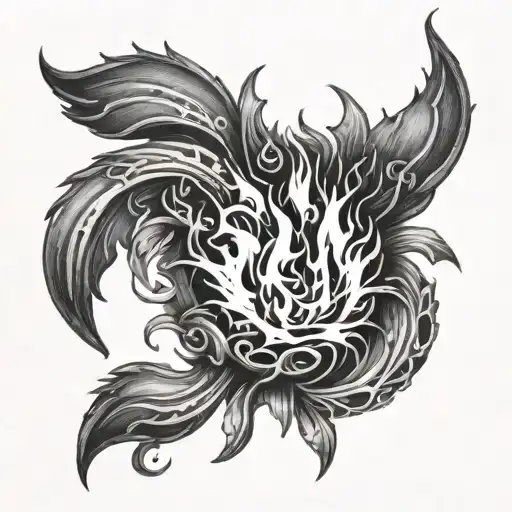 Fire Turning Into Life