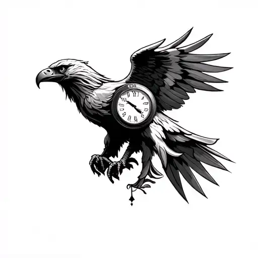 Eagle Zeus Clock