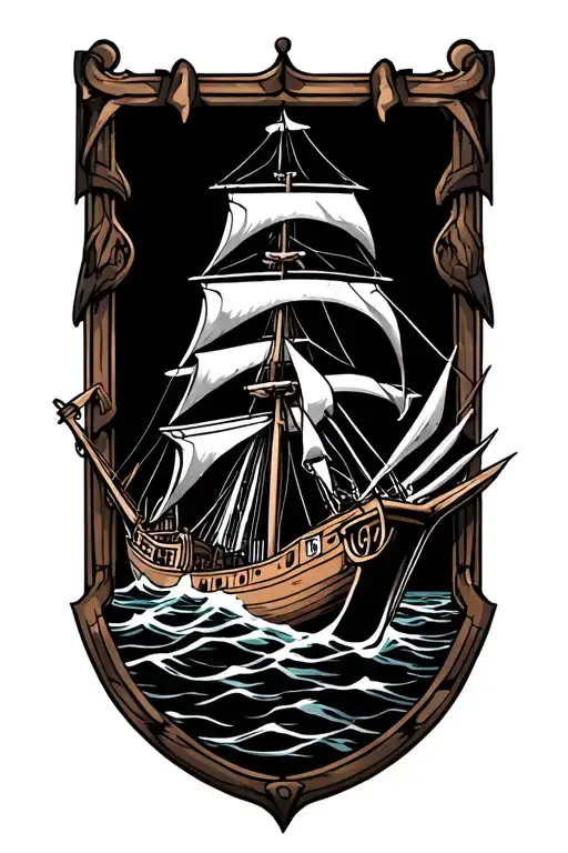 Nautical Tattoo For The Lower Arm Sleeve