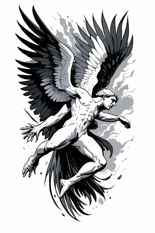 Icarus Falling Simplistic