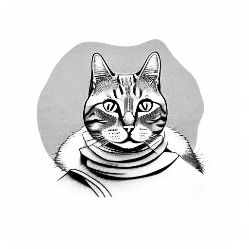 Cat Wearing A Ski Mask