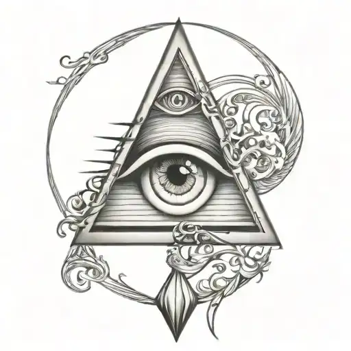 Inverted All Seeing Eye Evil See No Evil
