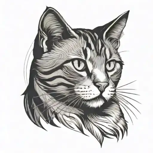 A Male Cat Which Is Crafty Minimal