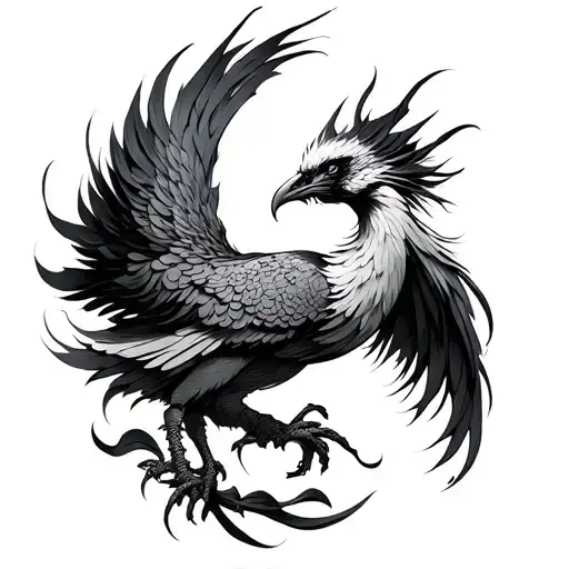 Japanese Phoenix Wrapping Arm Sleeve