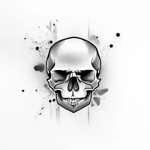 Skull Pierced By Katana
