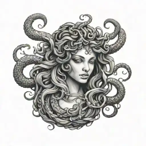 Medusa Arm Tattoo Inspired