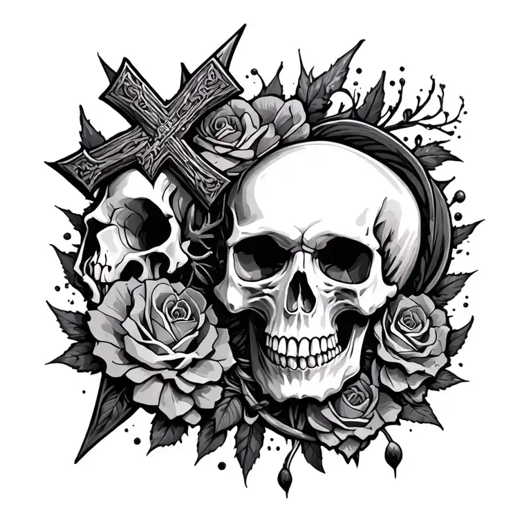 Skull And Cross